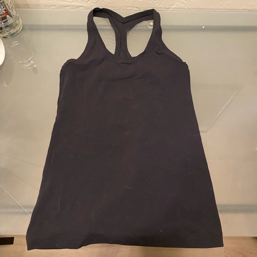 Black lululemon tank top